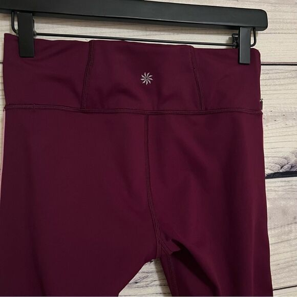Athleta Purple Side Stripe Contender Capri Leggings - Picture 10 of 13